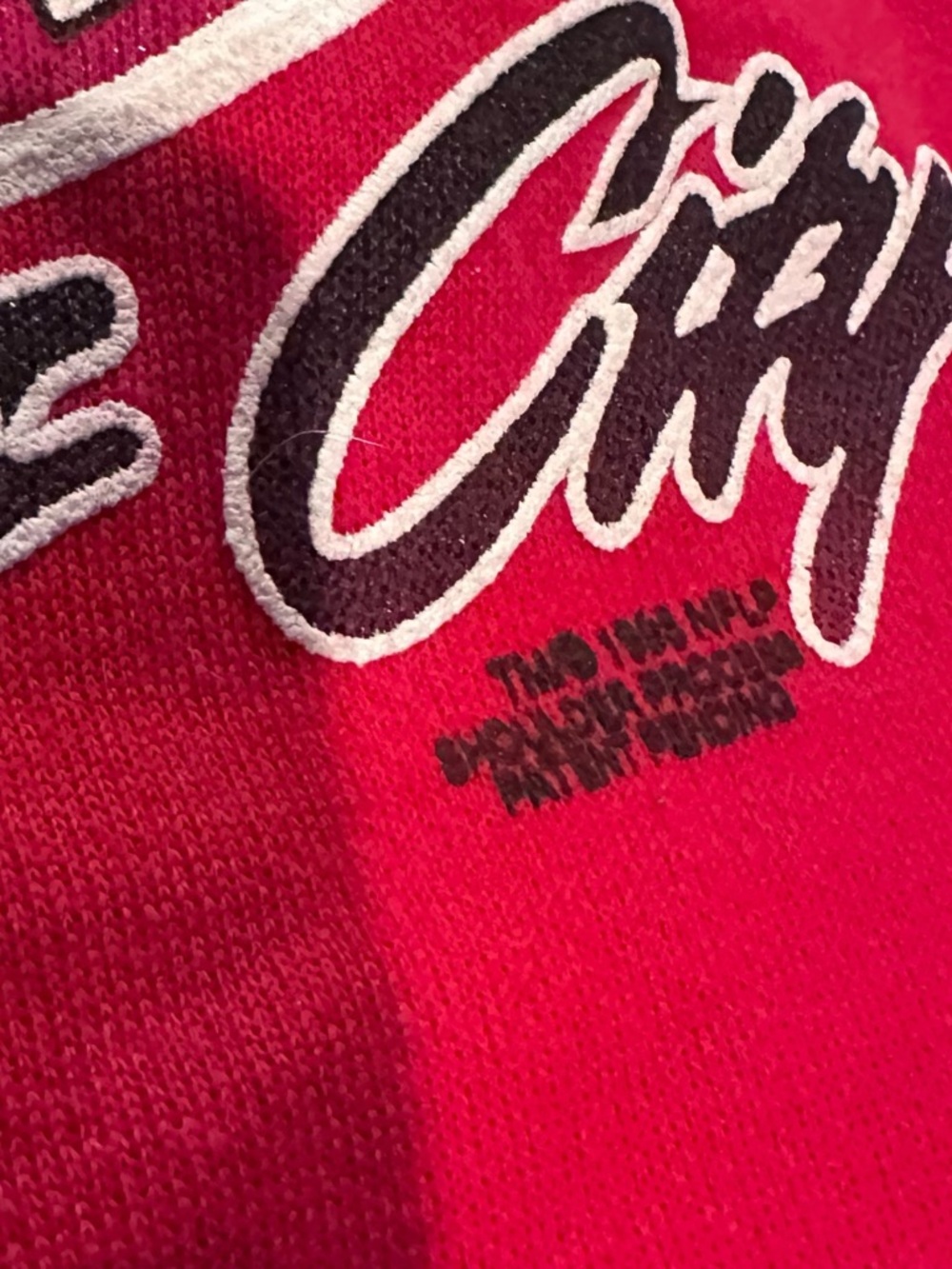 Vintage 90's Kansas City Chiefs Sweatshirt Cutoff With Large Logo Size L/XL - Picture 5 of 14